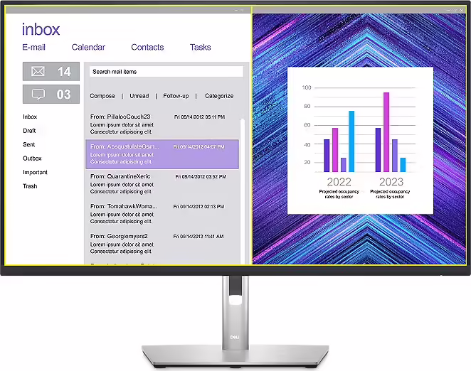 Imagen de DELL P Series P3223DE 80 cm (31.5``) 2560 x 1440 Pixeles Quad HD LCD Negro, Plata