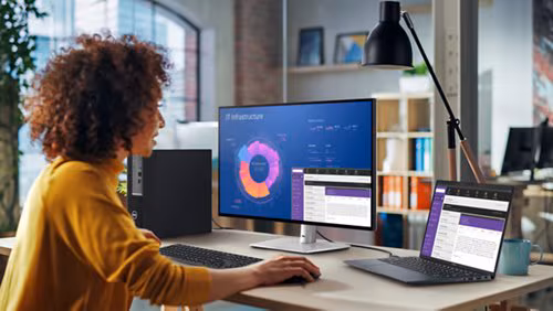Imagen de DELL UltraSharp U2724DE pantalla para PC 68,6 cm (27``) 2560 x 1440 Pixeles Quad HD LCD Negro, Plata
