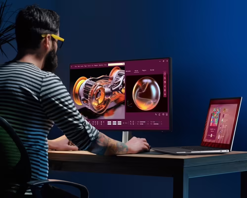 Imagen de DELL UltraSharp U2725QE pantalla para PC 68,6 cm (27``) 3840 x 2160 Pixeles 4K Ultra HD LCD Negro, Plata