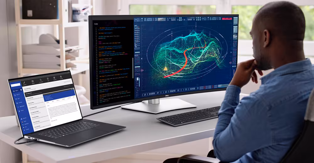 Imagen de DELL UltraSharp U4025QW pantalla para PC 101,6 cm (40``) 5120 x 2160 Pixeles 5K Ultra HD LCD Plata