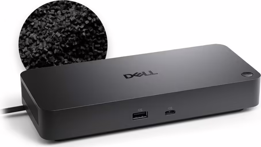 Imagen de DELL WD25 Alámbrico USB 3.2 Gen 2 (3.1 Gen 2) Type-C Negro
