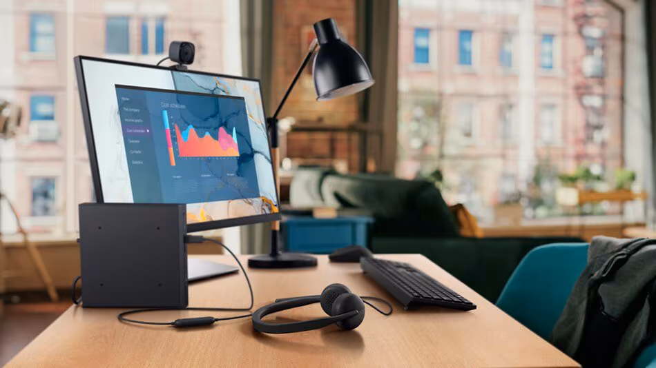 Imagen de DELL WH3024 Auriculares Alámbrico Diadema Llamadas/Música USB Tipo C Negro