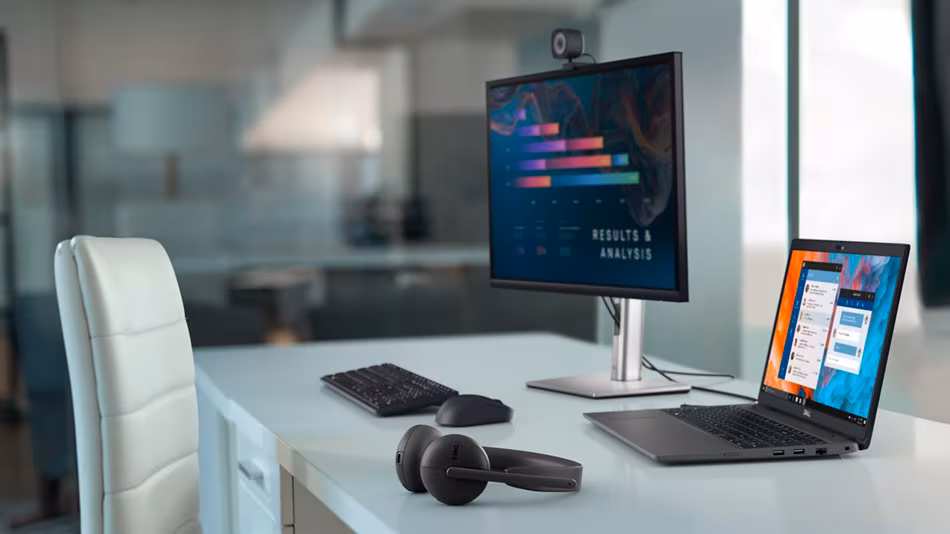 Imagen de DELL WL3024 Auriculares Inalámbrico y alámbrico Diadema Llamadas/Música USB Tipo C Bluetooth Negro