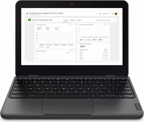 Imagen de Lenovo 100e Chromebook Gen 3 (AMD) 29,5 cm (11.6``) HD AMD 3000 3015Ce 4 GB DDR4-SDRAM 32 GB eMMC Wi-Fi 5 (802.11ac) ChromeOS Gris