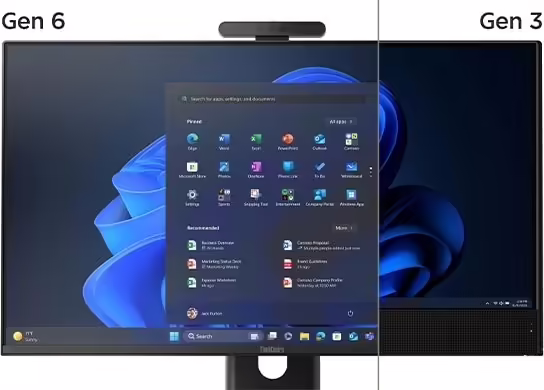 Imagen de Lenovo ThinkCentre M70a Gen 6 Intel Core Ultra 5 225T 60,5 cm (23.8``) 1920 x 1080 Pixeles PC todo en uno 16 GB DDR5-SDRAM 512 GB SSD Windows 11 Pro Wi