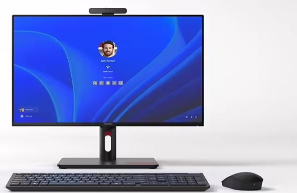 Imagen de Lenovo ThinkCentre M70a Gen 6 Intel Core Ultra 5 225T 60,5 cm (23.8``) 1920 x 1080 Pixeles PC todo en uno 16 GB DDR5-SDRAM 512 GB SSD Windows 11 Pro Wi