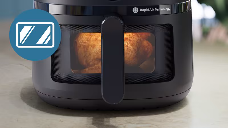 Imagen de Philips NA231/00 Freidora de Aire Sin Aceite 6.2 Litros 1.700W Negro