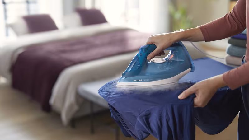 Imagen de Philips 3000 series plancha a vapor Suela de cerámica 2400 W Azul