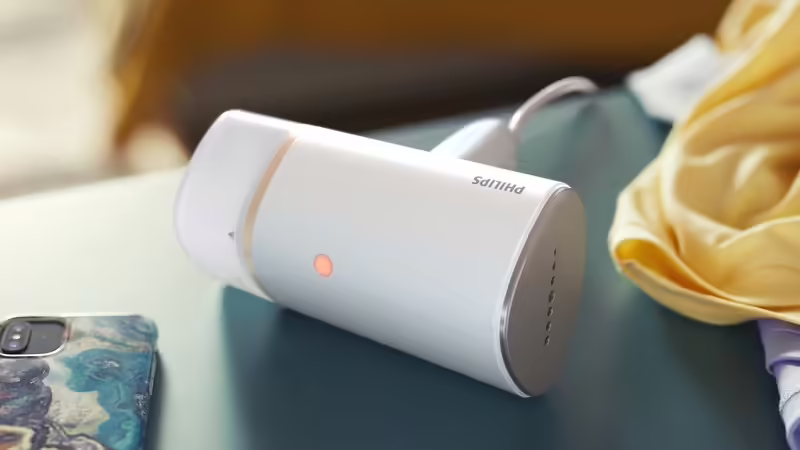 Imagen de Philips 3000 series Vaporizador manual compacto y plegable Blanco