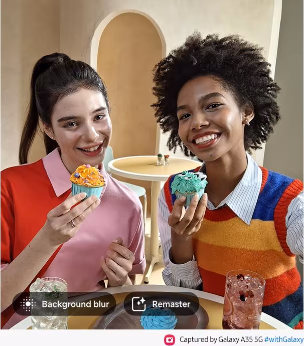 Imagen de Smartp Samsung A35 6.6`` 6Gb 128Gb 5G Negro (SM-A356BZK)