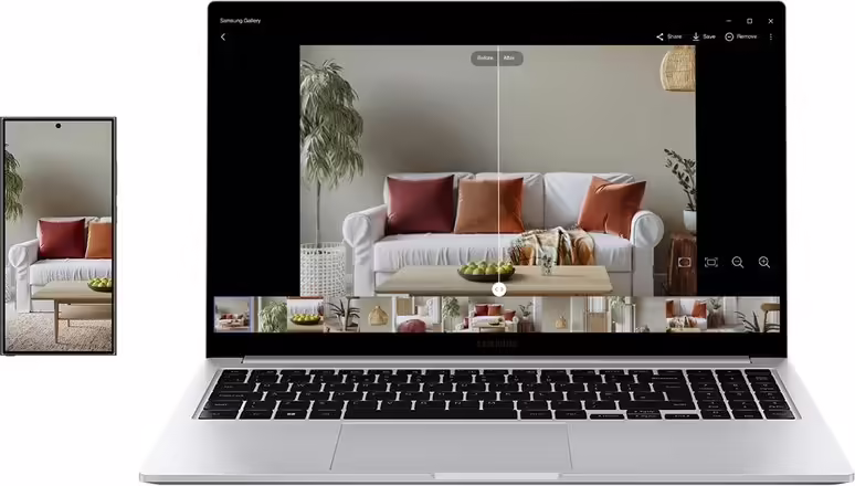 Imagen de Samsung Galaxy Book4 15 NP754XGK-KG2ES Intel Core 5 120U/16GB/512GB SSD/15.6`` Windows 11 Pro