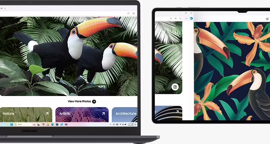 Imagen de Samsung Galaxy Book5 NP754XHD-KD1ES 15.6`` Intel Core Ultra 5 225U 16GB 512GB SSD AI Copilot