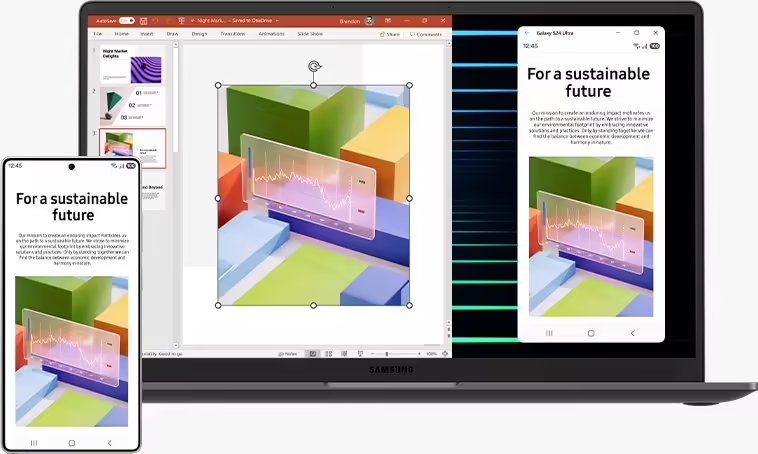 Imagen de Samsung Galaxy Book5 NP754XHD-KD1ES 15.6`` Intel Core Ultra 5 225U 16GB 512GB SSD AI Copilot