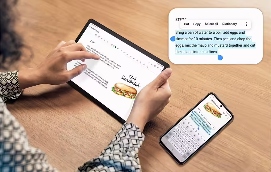 Imagen de Tablet Samsung Tab A9+ 11`` 6Gb 128Gb Gris (SM-X210RZ)