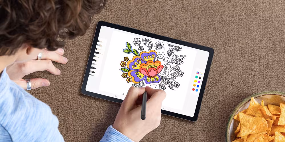 Imagen de TABLET SAMSUNG 10.4 TAB S6 LITE 2024 4GB/128GB ANDROID GREY + S-PEN