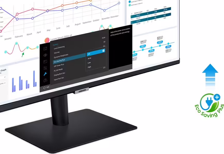 Imagen de Samsung G40B pantalla para PC 63,5 cm (25``) 1920 x 1080 Pixeles Full HD Negro