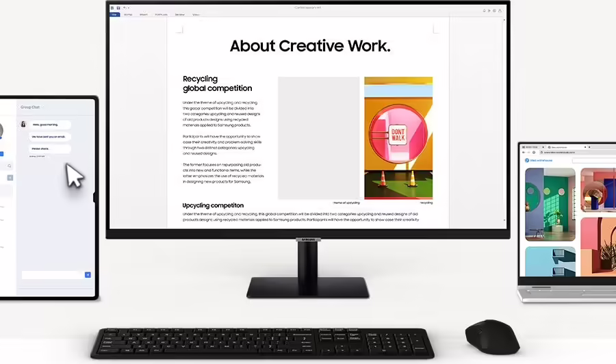 Imagen de Samsung M7 M70F pantalla para PC 109,2 cm (43``) 3840 x 2160 Pixeles 4K Ultra HD LCD Negro