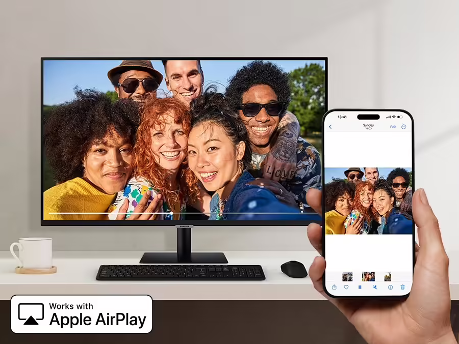 Imagen de Samsung M7 M70F pantalla para PC 109,2 cm (43``) 3840 x 2160 Pixeles 4K Ultra HD LCD Negro