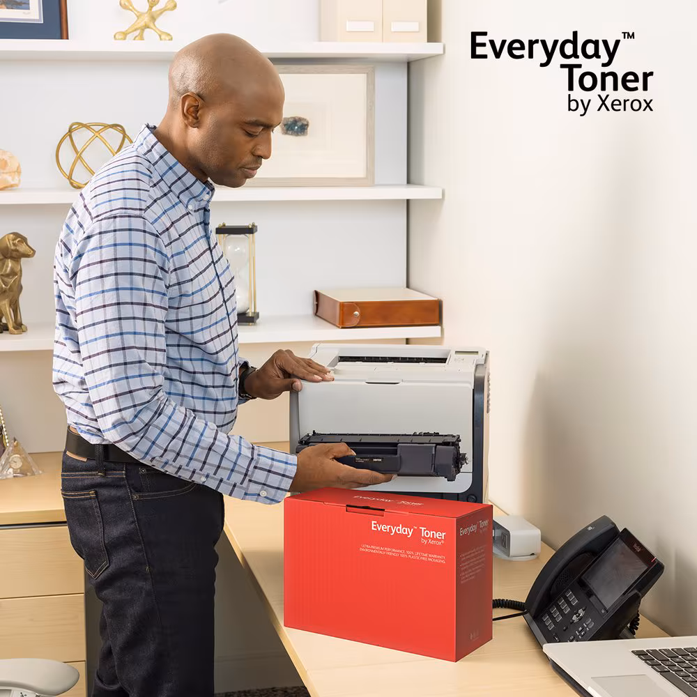 Imagen de Toner xerox amarillo everyday compatible con hp CE342A CE272A CE742A equivalente de 16000 paginas 006R04149