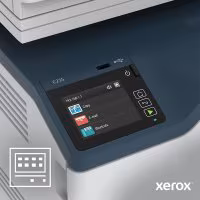 Imagen de Xerox C235 Impresora multifuncion laser duplex A4 22 ppm escaner fax PS3 PCL5e/6 ADF 2 bandejas azul blanco