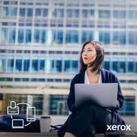 Imagen de Xerox C235 Impresora multifuncion laser duplex A4 22 ppm escaner fax PS3 PCL5e/6 ADF 2 bandejas azul blanco