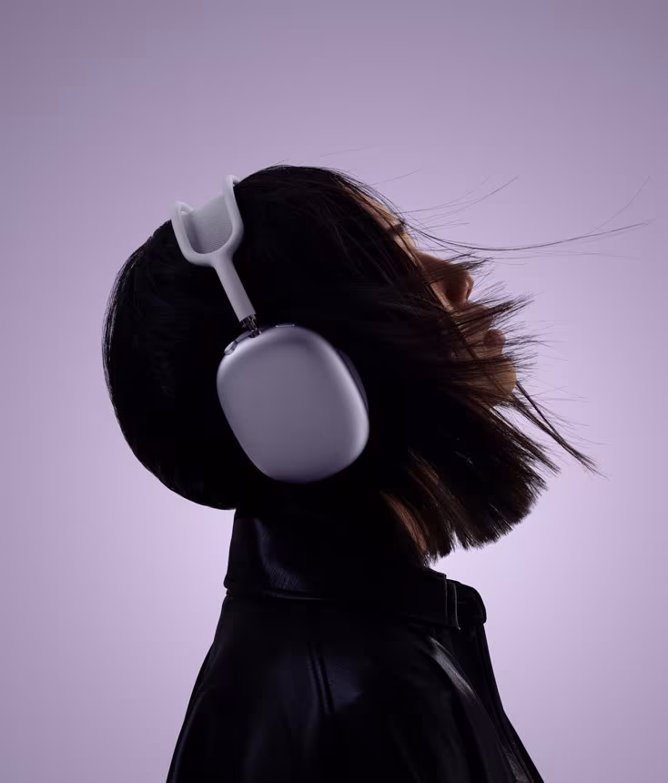 Imagen de Apple auriculares de diadema airpods max con microfono y cancelacion de ruido con modo de sonido ambiente bluetooth audio compartido cambio automatico y deteccion de uso carga por usb-c color purpura