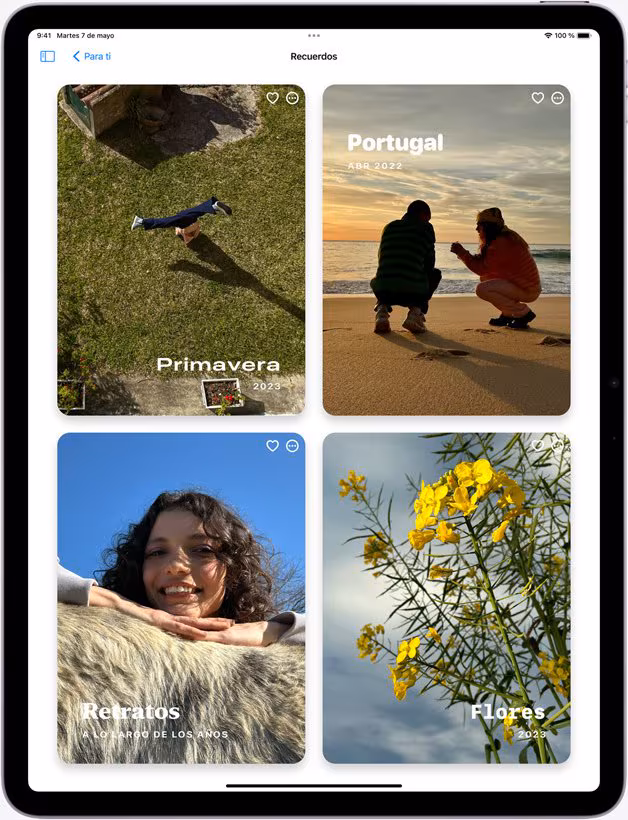 Imagen de Apple iPad Air 2024 11`` WiFi 1TB Púrpura Tablet
