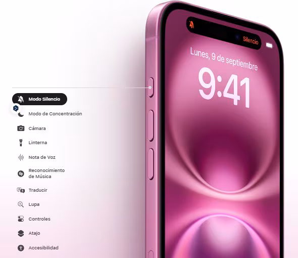 Imagen de Apple iPhone 16 5G 512Gb Blanco Smartphone