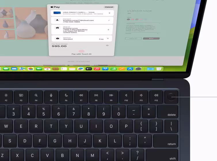 Imagen de Apple MacBook Air Apple M M3 Portátil 38,9 cm (15.3``) 16 GB 256 GB SSD Wi-Fi 6E (802.11ax) macOS Sequoia Gris
