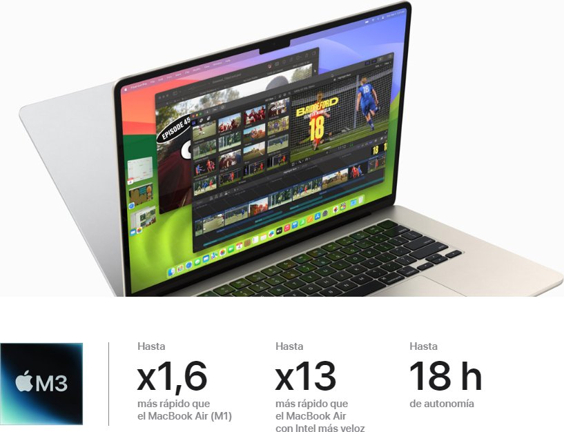 Imagen de Apple MacBook Air 15.3