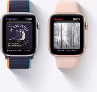 Imagen de Apple watch nike series 6 gps + cellular caja aluminio plata 40mm correa deportiva platino puro/negro
