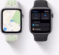 Imagen de Apple watch nike series 6 gps + cellular caja aluminio plata 40mm correa deportiva platino puro/negro