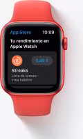 Imagen de Apple watch nike series 6 gps + cellular caja aluminio plata 40mm correa deportiva platino puro/negro