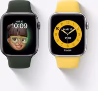 Imagen de Apple watch nike series 6 gps + cellular caja aluminio plata 40mm correa deportiva platino puro/negro