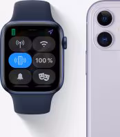 Imagen de Apple watch nike series 6 gps + cellular caja aluminio plata 40mm correa deportiva platino puro/negro