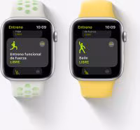 Imagen de Apple watch nike series 6 gps + cellular caja aluminio plata 40mm correa deportiva platino puro/negro