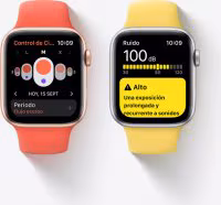 Imagen de Apple watch nike series 6 gps + cellular caja aluminio plata 40mm correa deportiva platino puro/negro