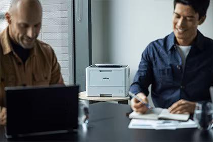 Imagen de Brother Impresora Multifuncion Laser Monocromo MFC-L5710DW A4 1200x600ppp 48ppm USB 2.0 Wifi Ethernet Wifi Direct Impresion Duplex FAX Duplex Escaneado Duplex Bandeja entrada papel 250 hojas ADF 50 hojas Volumen mensual hasta 5.000 paginas Conexion movil peso 16.6 Kg