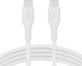 Imagen de Cable BELKIN USB-C a USB-C Flex 3m Blanco(CAB009BT3MWH) | (2)