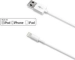 Cable CELLY Lightning 1m Blanco (USBLIGHT) | 8021735715528 | (1)