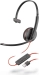 POLY AURICULARES DE UC CON CABLE BLACKWIRE 3210 USB-A | 209744-201 | (1)